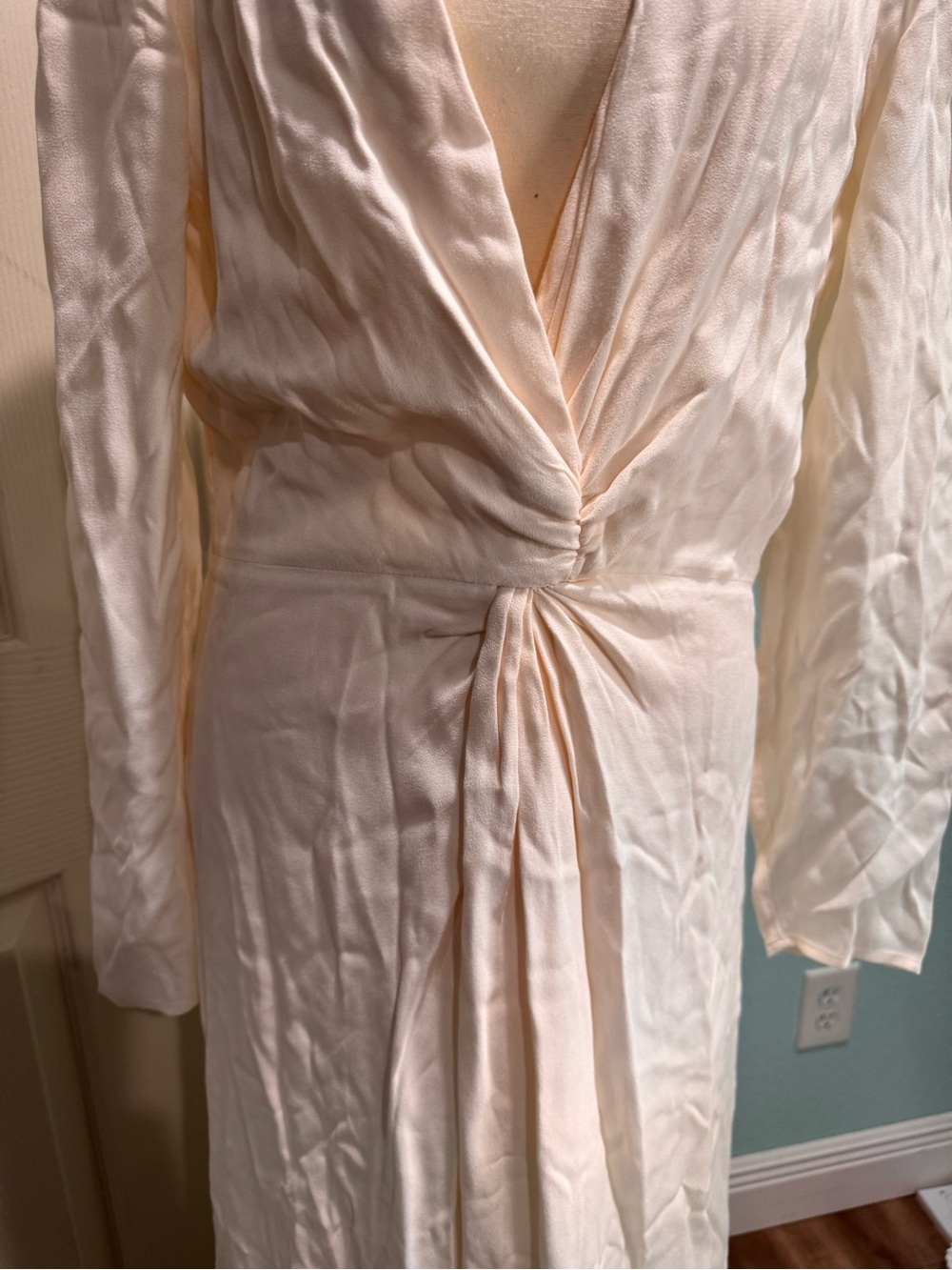 Reformation Gatsby Dress Maxi Ivory NWT - Picture 4 of 8